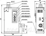 Фото №2 Электрокотел 4,5 кВт (1,5/3/4,5 кВт; 220 В; т/регулятор)