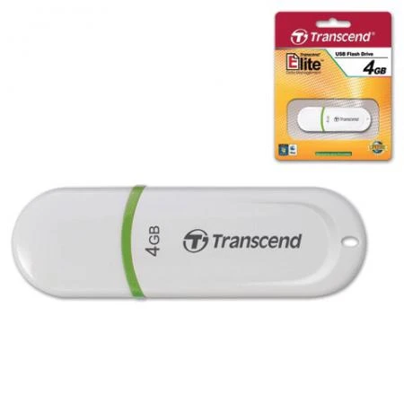 Фото Флэш-диск 4 GB, TRANSCEND Jet Flash 330, USB 2.0, белый