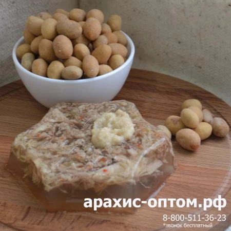 Фото Арахис в хрустящей корочке со вкусом "Холодец и хрен"