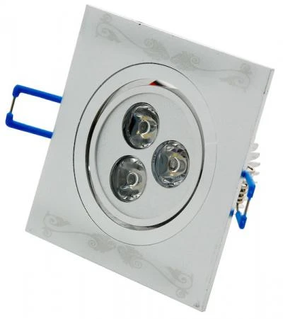 Фото Светодиодный точечный светильник "Downlight" 91x91x43 4вт 4200K 360лм IP40 УХЛ4 | DRG4-27-C-55 НОВЫЙ СВЕТ