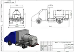 Фото №4 Цистерна для пищевых жидкостей ПЦ-1200 на шасси автомобиля Газель-3302