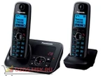 фото Panasonic KX-TG6622RUB-с автоответчиком, цвет черный: Беспроводной телефон DECT (радиотелефон)