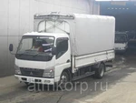 фото Грузовик бортовой тентованный MITSUBISHI CANTER кузов FE72B гв 2008 грузопод 2 тн пробег 265 т.км