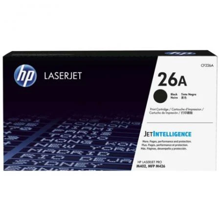 Фото Картридж лазерный HP (CF226A) LaserJet Pro M426fdw, №26A, оригинальный, ресурс 3100 стр.