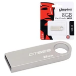 фото Флэш-диск 8 GB, KINGSTON Data Traveler SE9, USB 2.0, металлический корпус, серебристый