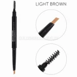 фото Механический карандаш для бровей со щеточкой Brow Definer (light brown) цвет светло-коричневый