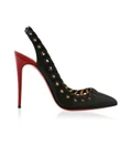 фото Christian Louboutin Кожаные туфли Ostri sling 100 kid