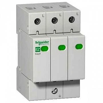 Фото ОГРАНИЧИТЕЛЬ ПЕРЕНАПР. EASY9 3П 45кА 400В =S= (max 52) | код. EZ9L33345 | Schneider Electric