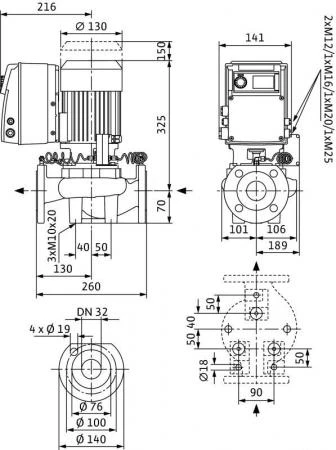 Фото Насос WILO-VeroLine IP-E50/150-4/2 R1