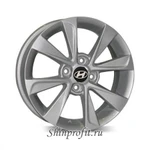 фото Replica 753 Hyundai 5.5x15/4x100 D54.1 ET46 Silver