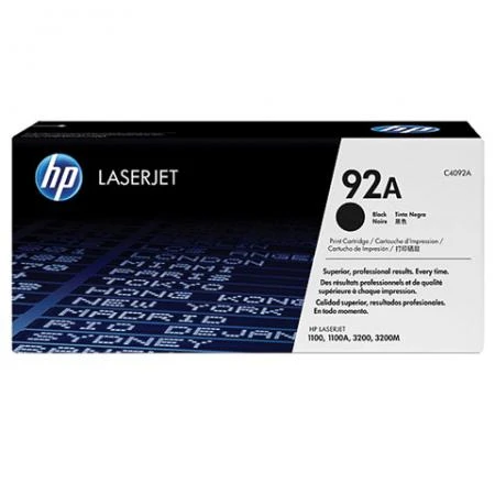 Фото Картридж лазерный HP (C4092A) LaserJet 1100/1100A/3200, №92А, оригинальный, ресурс 2500 стр.