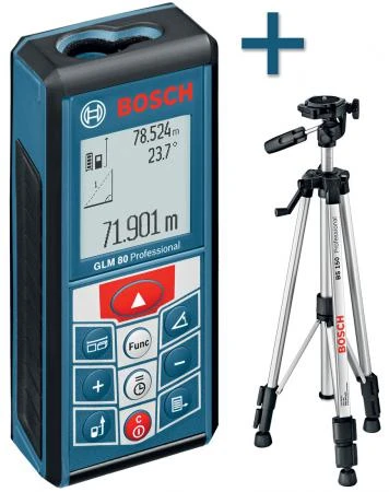 Фото Дальномер лазерный Bosch GLM 80 + Штатив BS 150