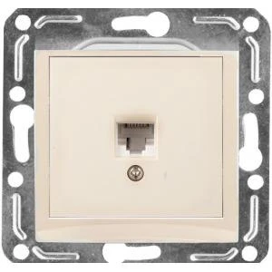 Фото Розетка компьютерная RJ45 Volsten V01-12-C11-M Magenta Crema 9059