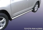 фото Slitkoff Защита порогов d76 труба Toyota Rav 4 2009