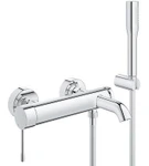 фото Grohe Essence New 33628001 смеситель для ванны с душевым гарнитуром