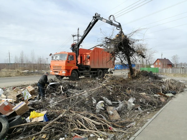 Фото Вывоз строительного мусора, снега