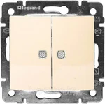 фото LEGRAND 774328 Выключатель 2-клавишный