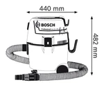 Фото №2 Пылесос строительный BOSCH GAS 20 L SFC (ex-GAS 15 L) (1200 Вт,19л, 215м/бар, насадки) (Пылесосы строительные)