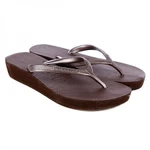 фото Шлепанцы высокие женские Havaianas High Light Dark Brown