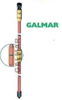 Фото GL-10012 Стержень заземления омедненный резьбовой (D14 1,5 м)