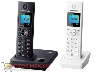 Фото Panasonic KX-TG7852RU1 — , цвет черныйбелый: Беспроводной телефон DECT (радиотелефон)