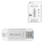 фото Флэш-диск, 64 GB, TRANSCEND JDG300, Lightning, USB 3.1, серебристый