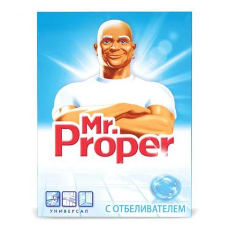 Фото Чистящее средство MR. PROPER (Мистер Пропер), 400 г, с отбел. эффектом, универсал, порошок