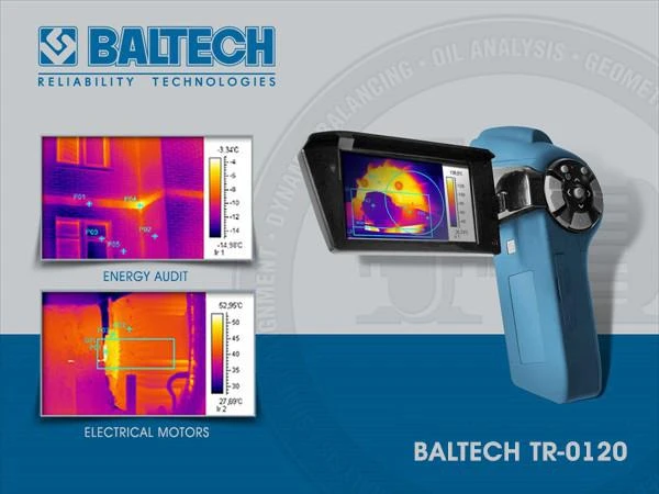 Фото BALTECH TR- 0120 (160Х120) с цифровой камерой – тепловизор с диапазоном –20°С … +1500°С