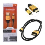 фото Кабель HDMI-mini HDMI, 1м, DEFENDER, M-M, для передачи цифрового аудио-видео