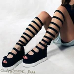 фото Jeffrey Campbell JEFFREY CAMPBELL сабо гладиаторы женские XERXES