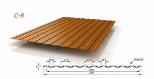 Фото Профнастил С-8 РЕ Румыния,Германия 0,45мм в Алуште