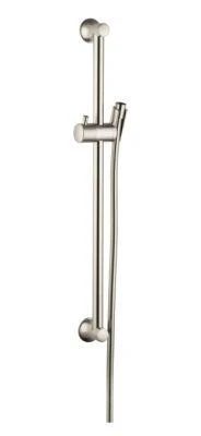 Фото Hansgrohe Unica'Classic Croma 100 27617820 Штанга для душа (шлиф.никель)