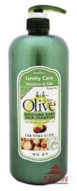 Фото 075517 Olive Moisture care hair shampoo Увлажняющий шампунь для волос с экстрактом оливы (для всех типов волос), объем 1,5 л