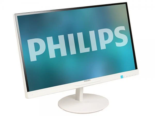 Фото Монитор 23" Philips 234E5QHAW/00(01) WHITE IPS