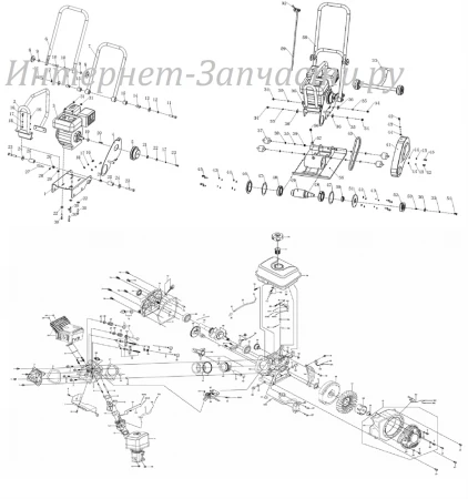 Фото Зубр Водяной бак виброплиты Зубр ЗВПБ-15А (рис.61)