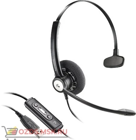 Фото PL-C610M  Plantronics BlackWire USB: Профессиональная гарнитура