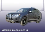 фото Slitkoff Кенгурятник d57 высокий Mitsubishi Outlander XL