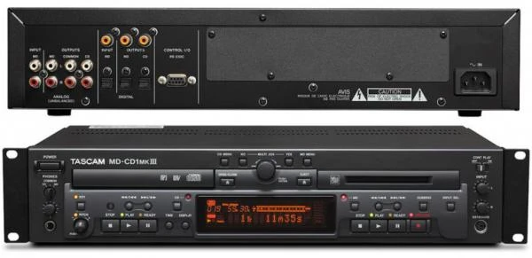 Фото CD/MD-проигрыватель/рекордер TASCAM MD-CD1MKIII