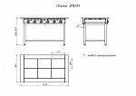 Фото №2 Плита электрическая шестиконфорочная с полкой ЭП6ПН