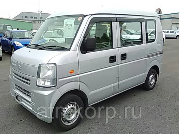 Фото Грузопассажирский микроавтобус SUZUKI EVERY минивэн кузов DA64V гв 2014 4WD пробег 36 тыс км цвет бронза