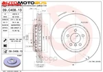 фото Тормозной диск brembo 09C40813