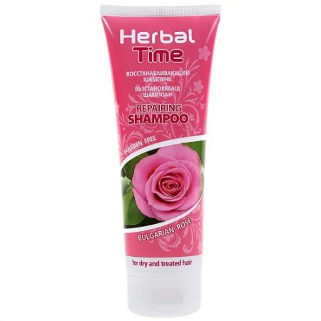 Фото Восстанавливающий шампунь Роза Herbal Time Роза Импекс 250 ml