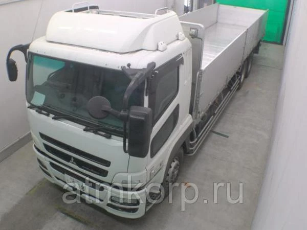 Фото Грузовик бортовой MITSUBISHI FUSO кузов FU54VZ гв 2012 багажник борт 13,8 тн длина 9,6 м пробег 503 т.км