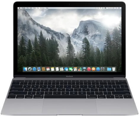 Фото Apple Apple Macbook 12 Retina Intel Core M 1.1GHz/8GB/256GB flash/HD5300 Early 2015 Space Gray MJY32