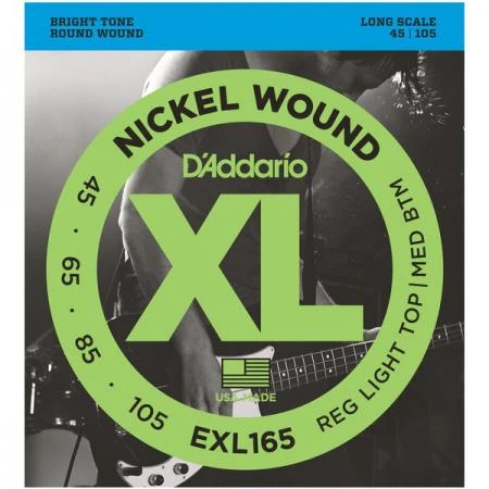 Фото Гитарные струны D'Addario EXL165 (для бас-гитары)