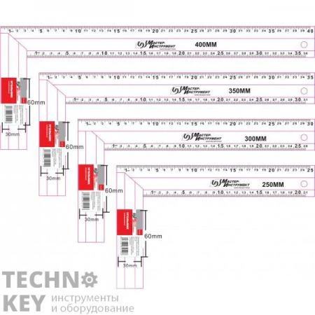 Фото Угольник алюминиевый 40см