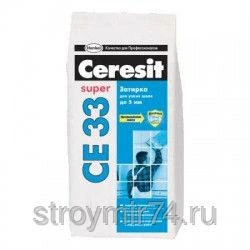 Фото Затирка 07 серая 2кг Ceresit CE33-0