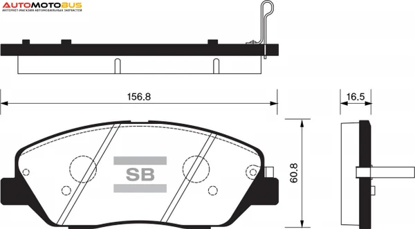 Фото Комплект тормозных колодок Sangsin brake SP1246