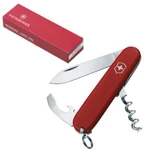 фото Подарочный нож VICTORINOX "Ecoline", 84 мм, складной, матовый красный, 9 функций