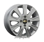 фото Replica GM12 6x15/4x100 D56.6 ET45 Silver